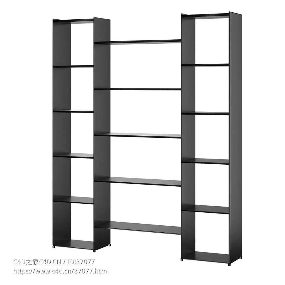 博纳多混沌书架组合103D模型素材下载Kaos Bookshelves Combination 10 by Bonaldo - C4D之家 - 1499.jpg