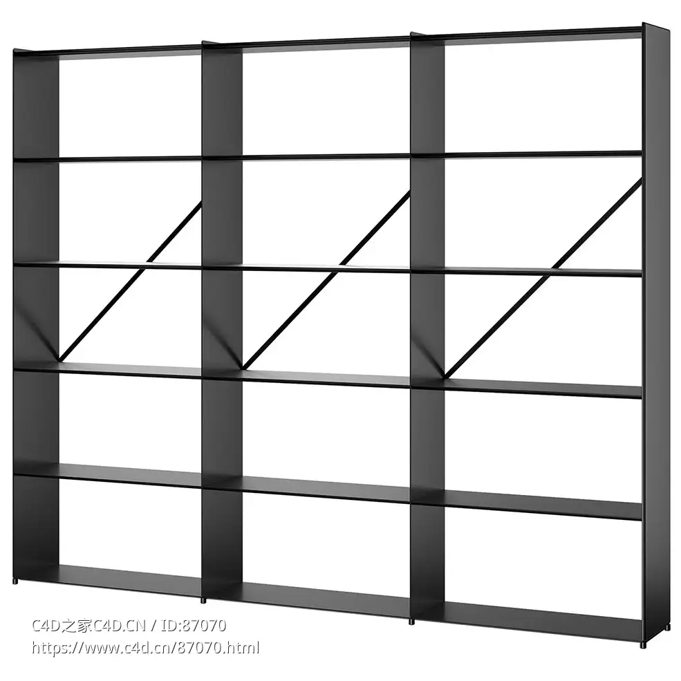 博纳多混沌书架组合33D模型素材下载Kaos Bookshelves Combination 3 by Bonaldo - C4D之家 - 1492.jpg