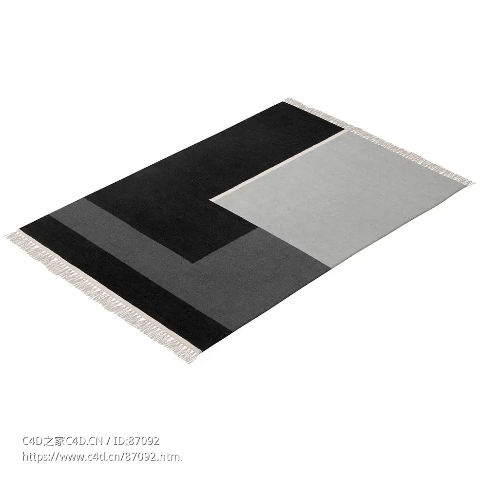 Kelim 大号地毯民族风格地毯3D模型素材下载Kelim Rug Large by Ferm Living - C4D之家 - 1514.jpg