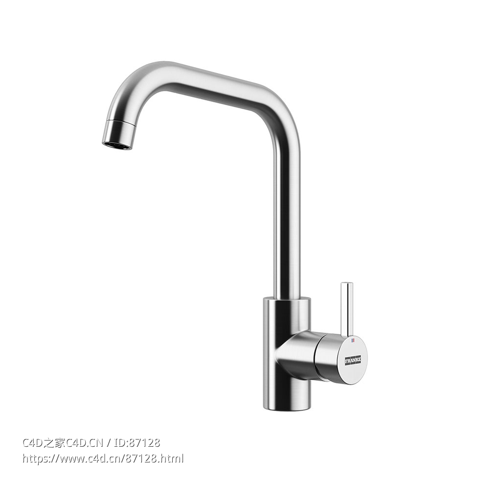 Kubus 可旋转厨房龙头厨房水龙头3D模型素材下载Kubus Kitchen Tap Swivel Spout by Fr - C4D之家 - 1550.jpg