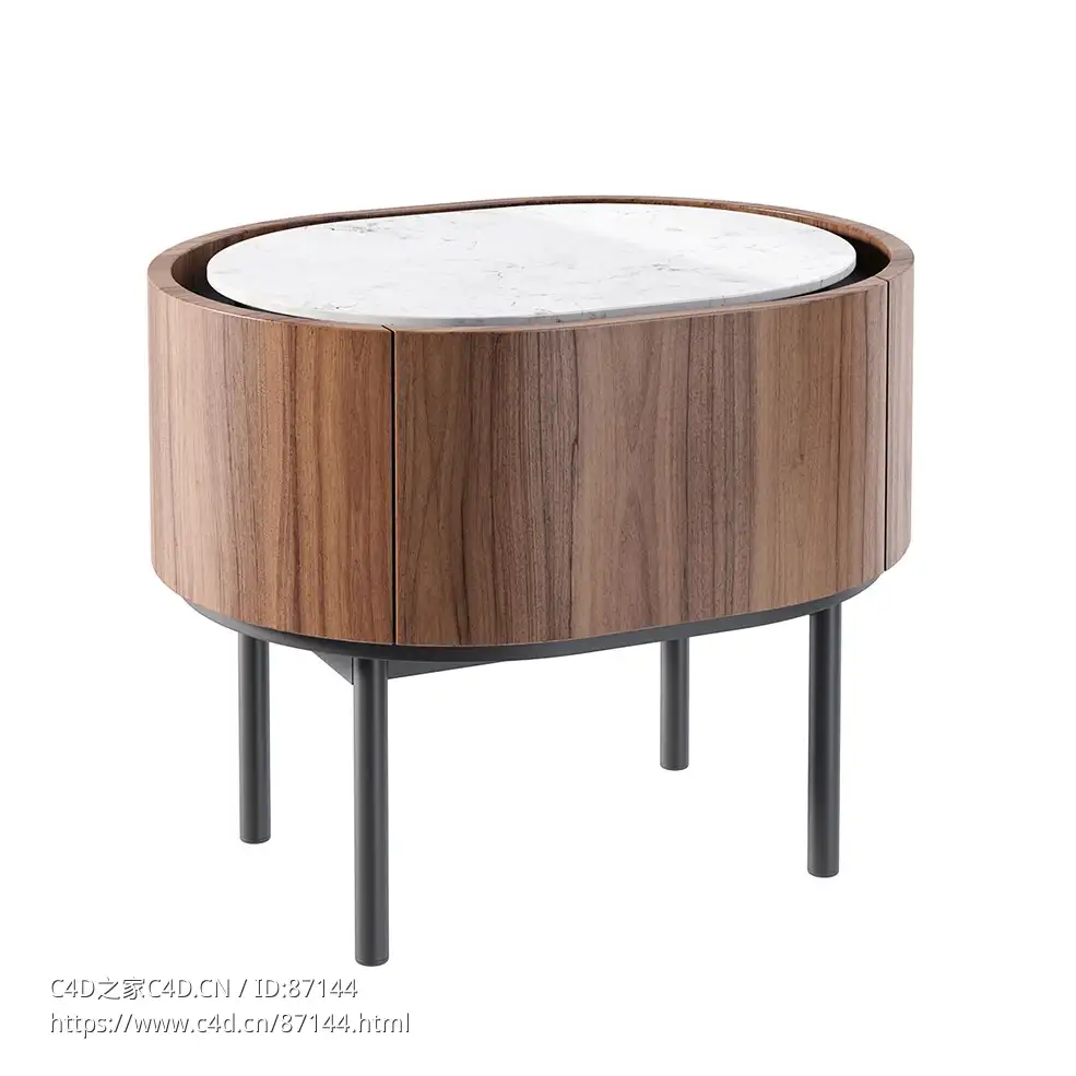Lake 床头柜卧室家具3D模型素材下载Lake Bedside Table By Calligaris - C4D之家 - 1566.jpg