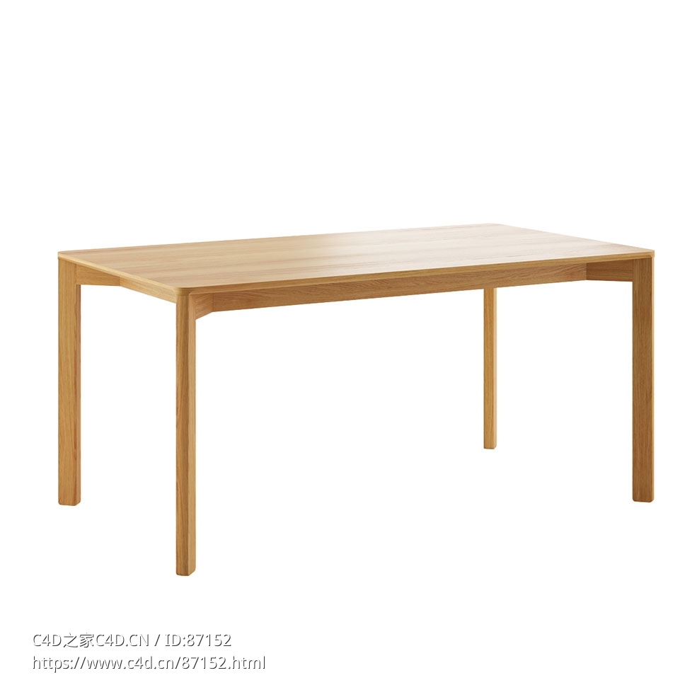 Lasa 餐桌餐厅家具3D模型素材下载Lasa Table by Ton - C4D之家 - 1574.jpg