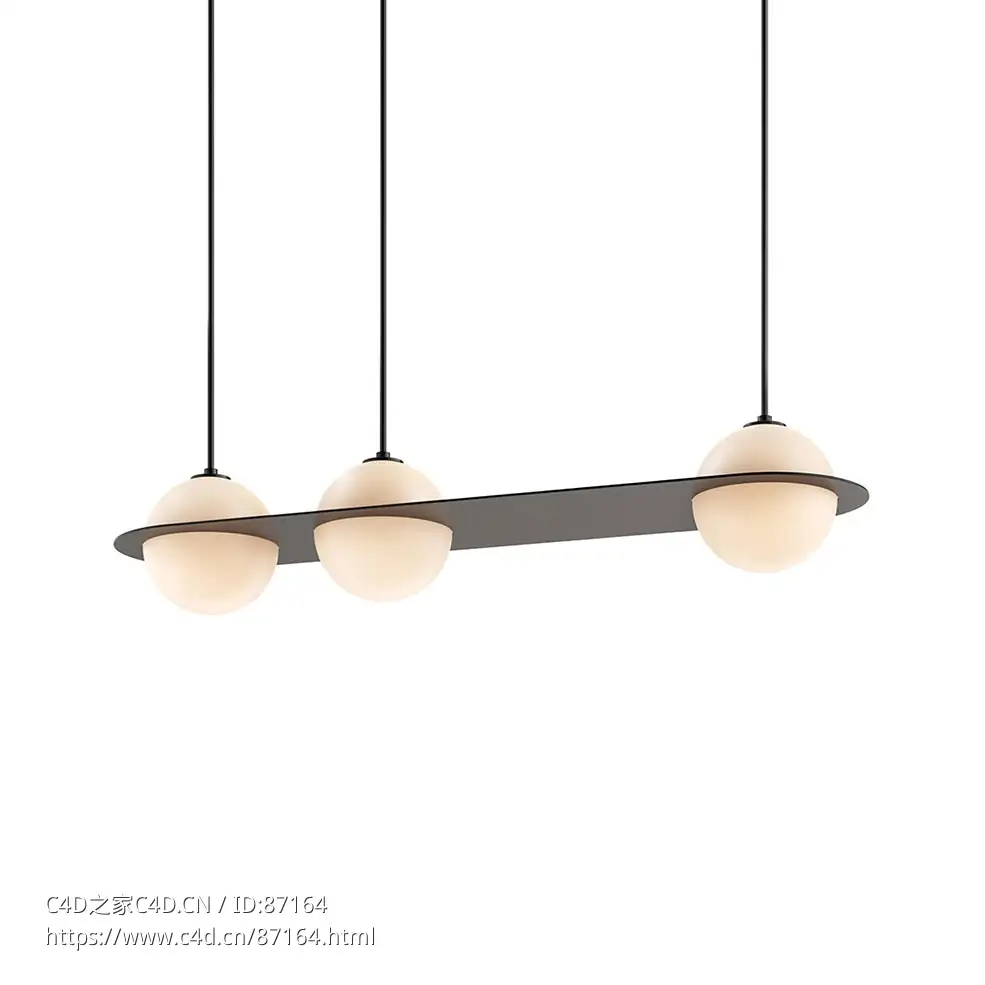 Laurent 07 吊灯照明灯具3D模型素材下载Laurent 07 Pendant Lamp by Lambert - C4D之家 - 1586.jpg