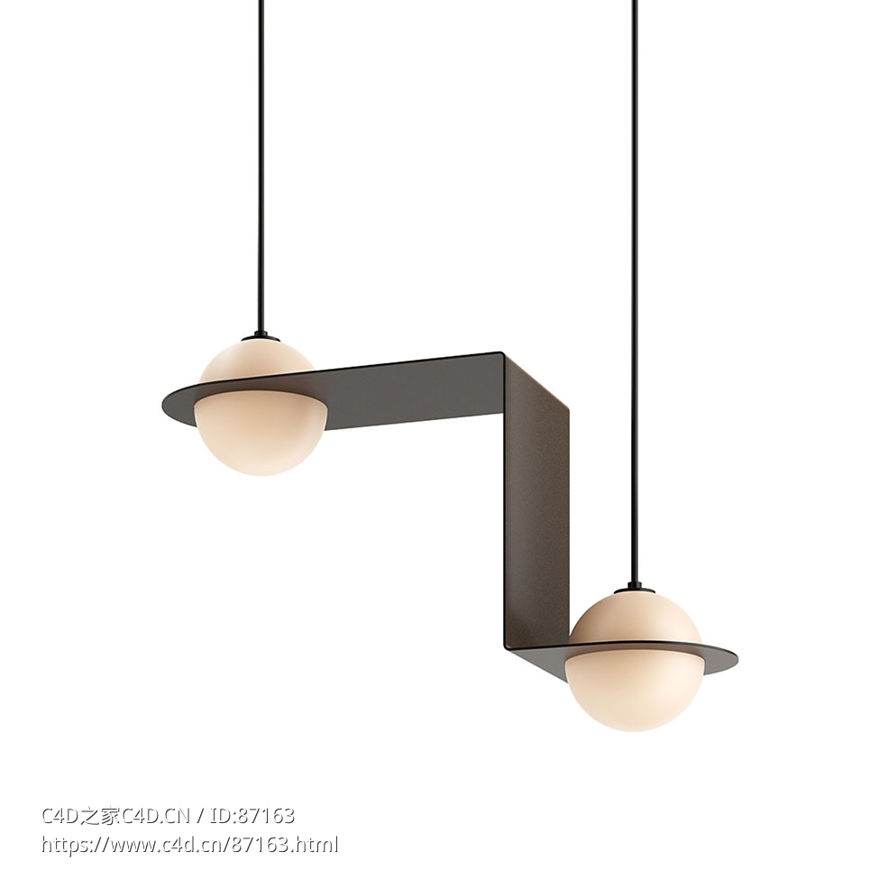 Laurent 06 吊灯照明灯具3D模型素材下载Laurent 06 Pendant Lamp by Lambert - C4D之家 - 1585.jpg