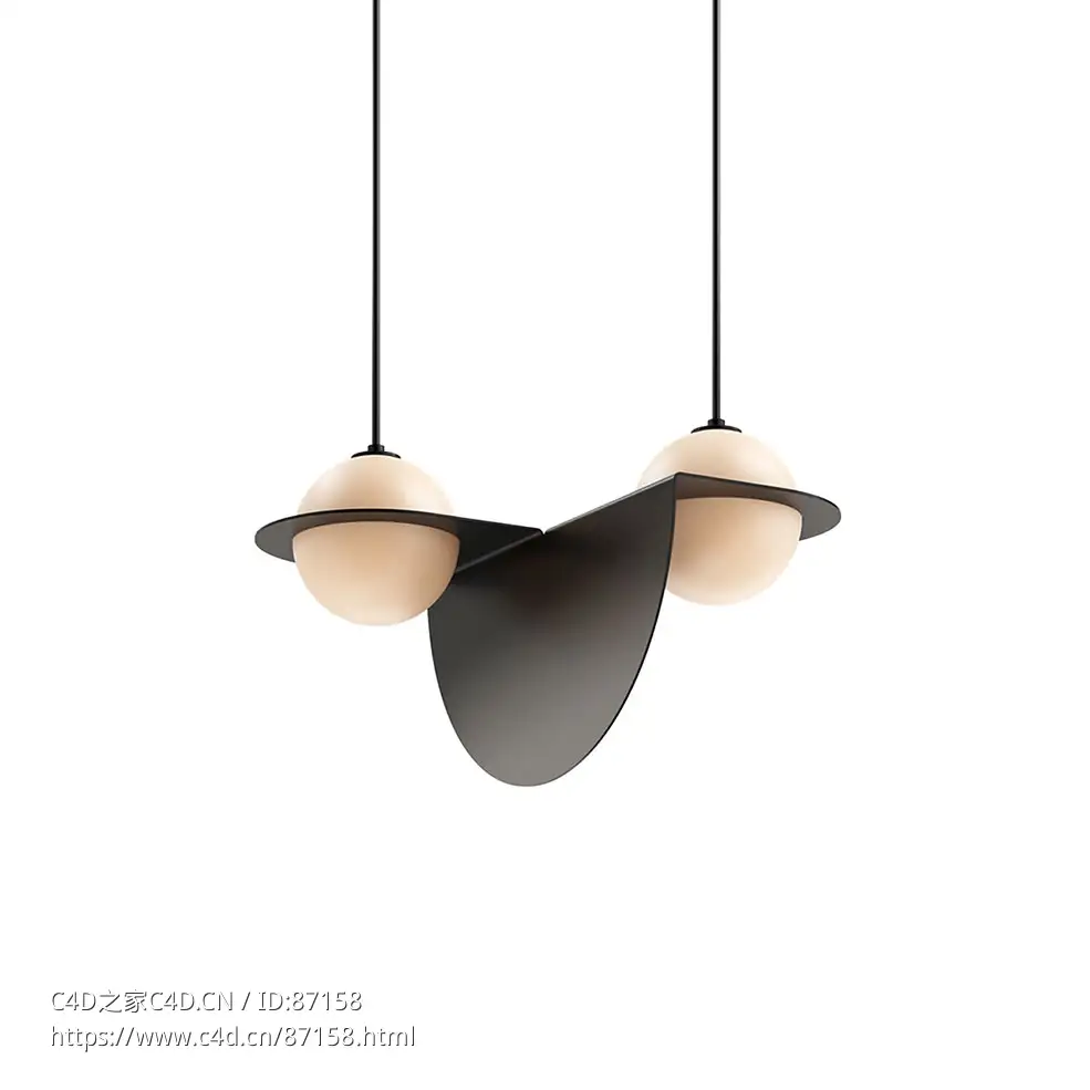 Laurent 01 吊灯照明灯具3D模型素材下载Laurent 01 Pendant Lamp by Lambert - C4D之家 - 1580.jpg