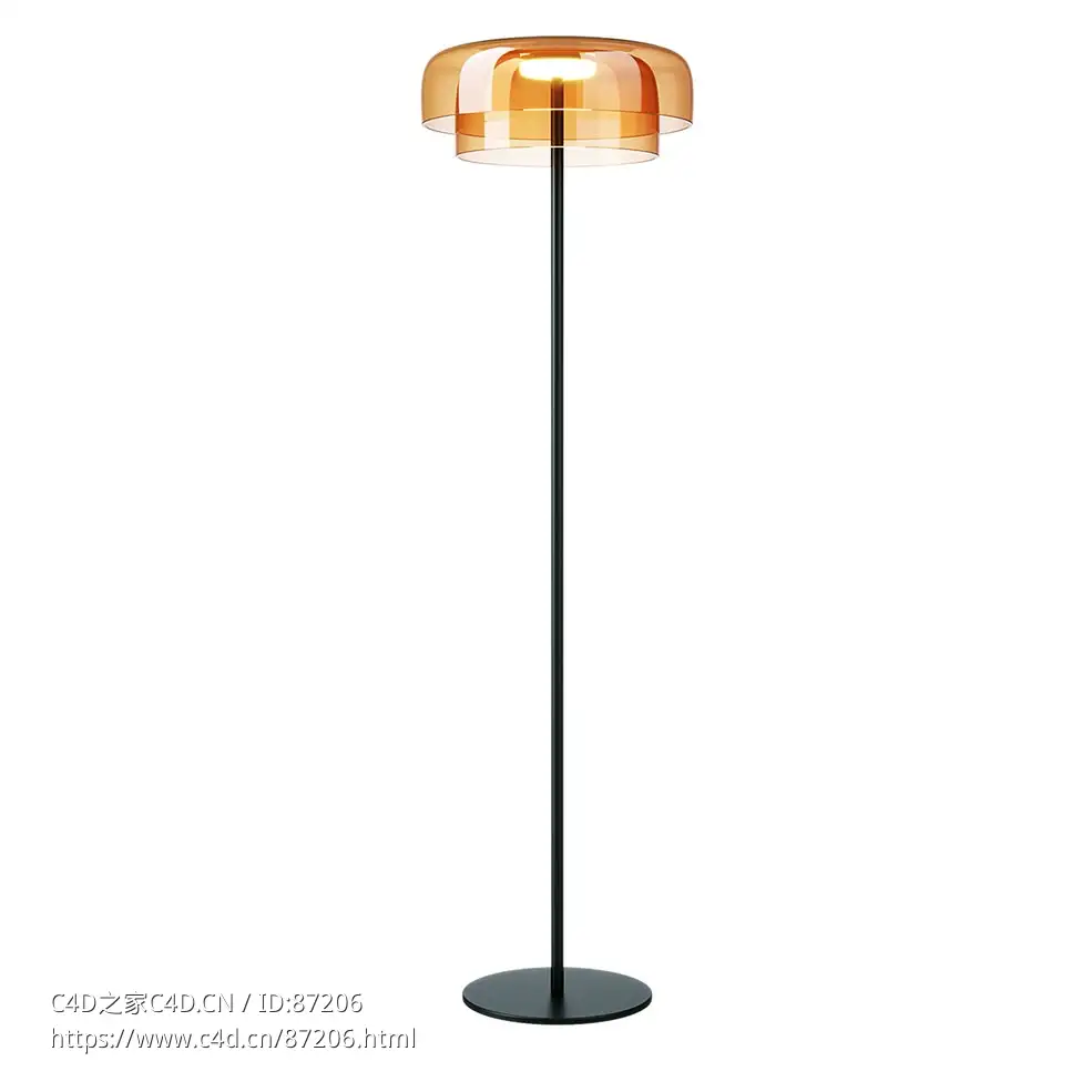 层次玻璃落地灯照明灯具3D模型素材下载Levels Glass Floor Lamp by Leds C4 - C4D之家 - 1628.jpg