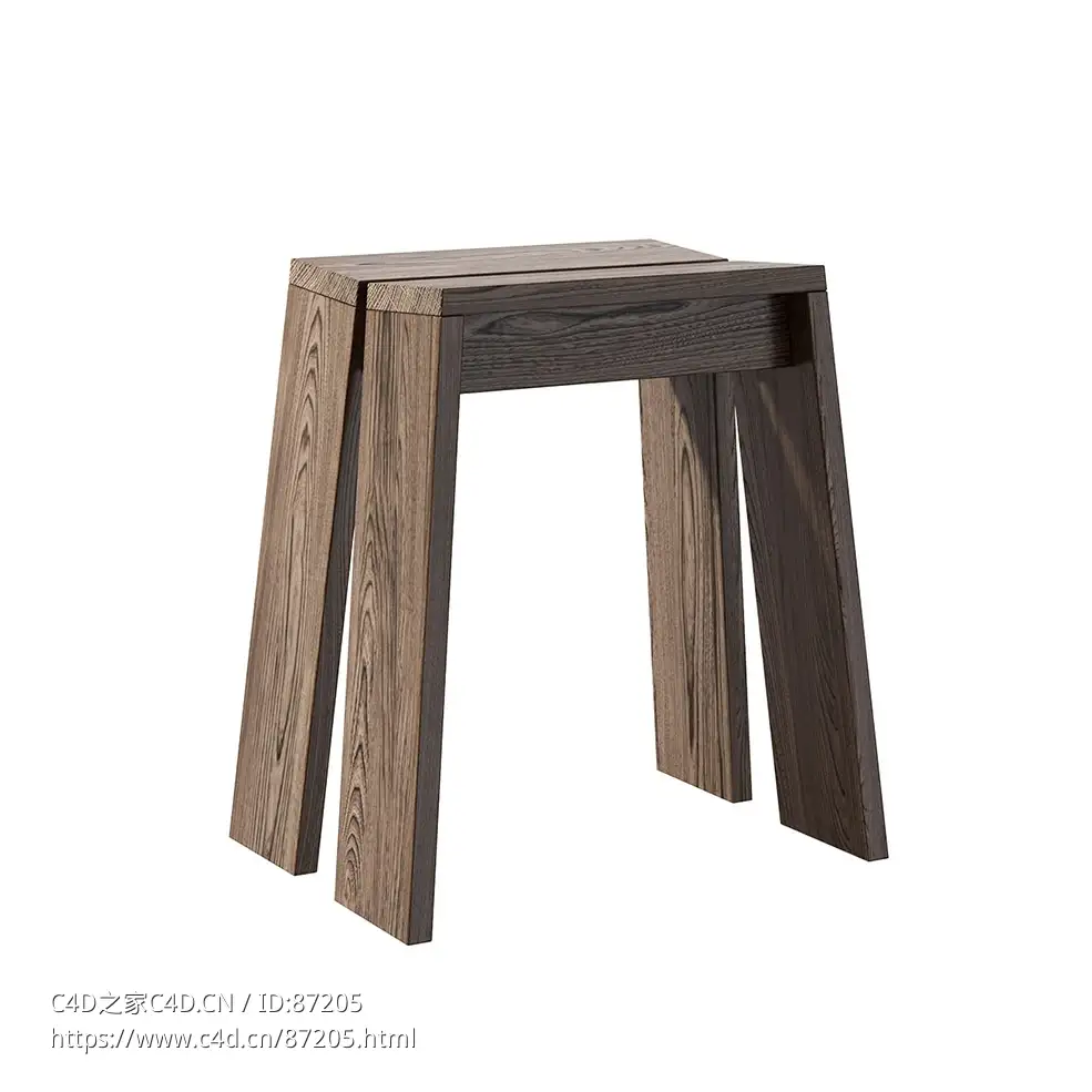 莱特矮凳休闲凳3D模型素材下载Let Stool by Normann Copenhagen - C4D之家 - 1627.jpg