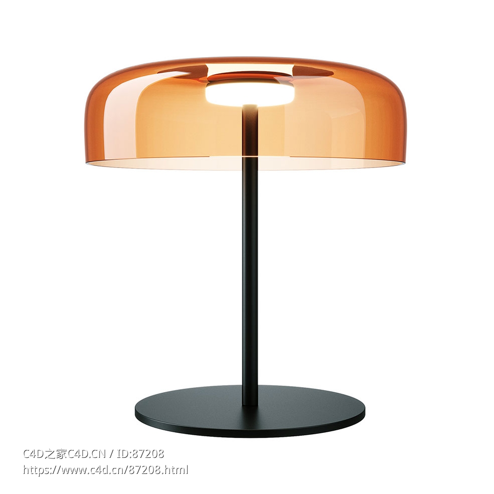 层次玻璃台灯照明灯具3D模型素材下载Levels Glass Table Lamp by Leds C4