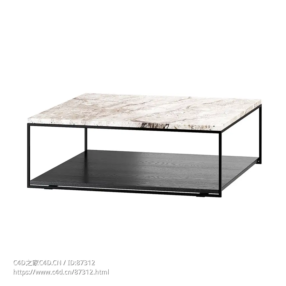 利安方形咖啡桌茶几3D模型素材下载Liam Square Coffee Table by Minotti - C4D之家 - 1635.jpg