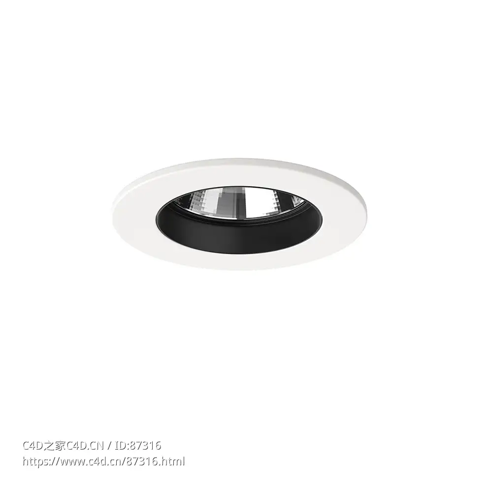 光兵75LED固定灯照明灯具3D模型素材下载Light Soldier Fixed 75 LED by Flos