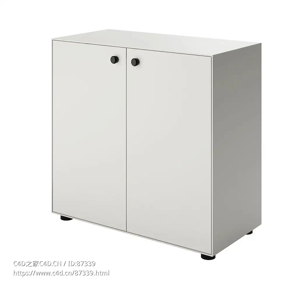 带门玻璃展示柜展示柜3D模型素材下载Link Vitrine Storage with Doors by Piure - C4D之家 - 1661.jpg
