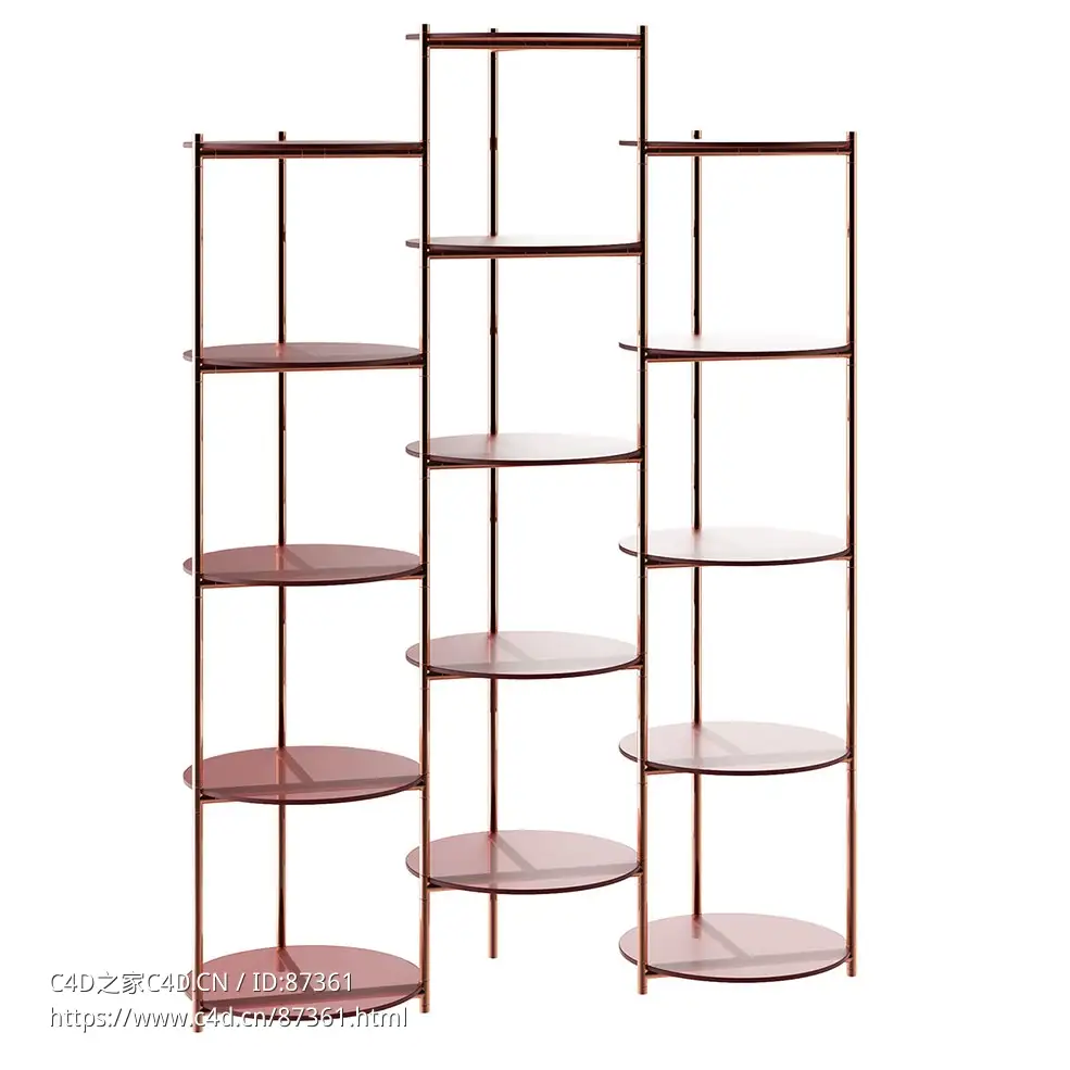 三柱长演桌装饰桌3D模型素材下载Long Playing Table 3 Columns by Eponimo
