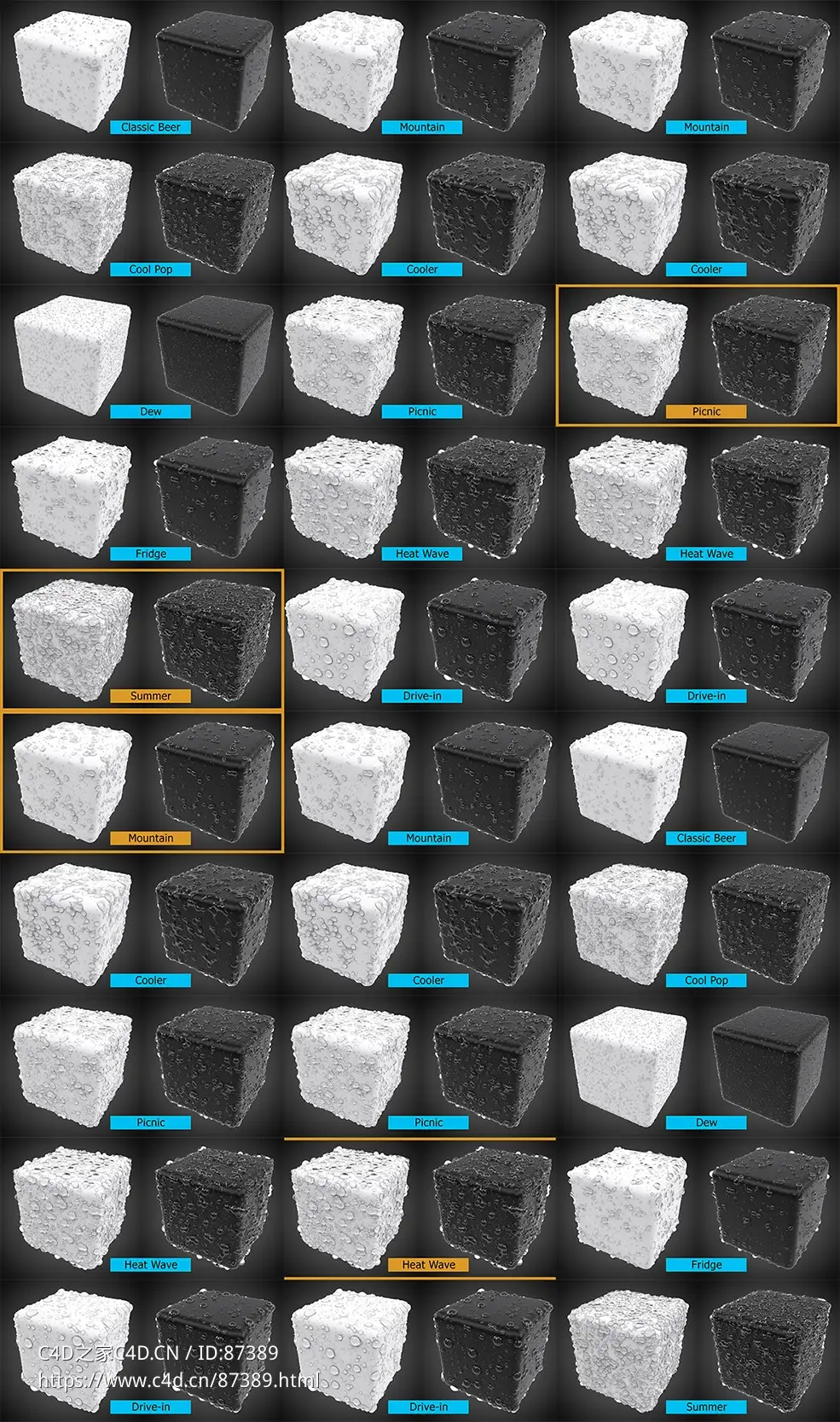【C4D水滴插件】Spritz 4.82汉化版下载-超逼真水珠模型预设支持R20-2025一键生成冷凝水滴特效 - C4D之家 - 未标题-1-拷贝.jpg