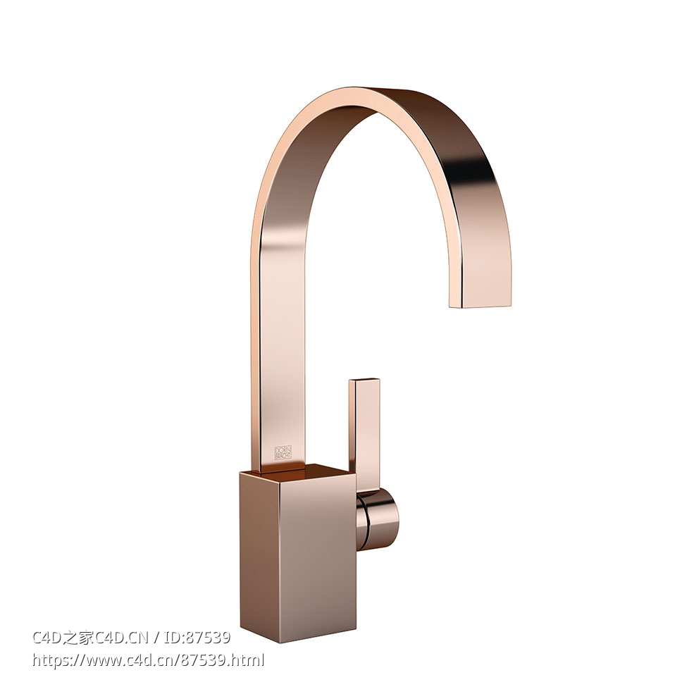 记忆单把台盆龙头 (卫浴水龙头)3D模型素材下载Mem Single-lever basin mixer by DornB