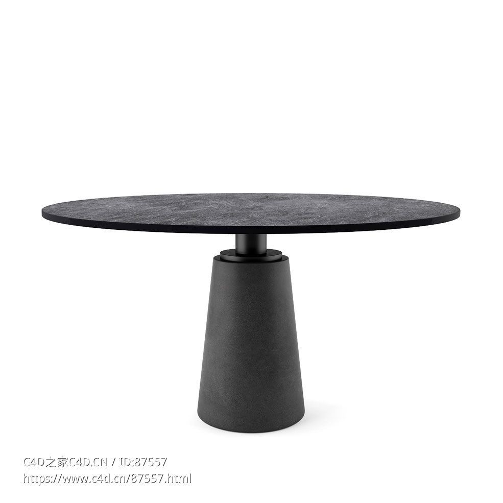 梅萨餐桌 (波尔托纳弗劳餐桌)3D模型素材下载Mesa Table by Poltrona Frau