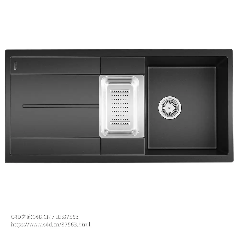 梅特拉6S厨房水槽 (厨房洁具)3D模型素材下载Metra 6 S Kitchen Sink by Blanco - C4D之家 - 1830.jpg