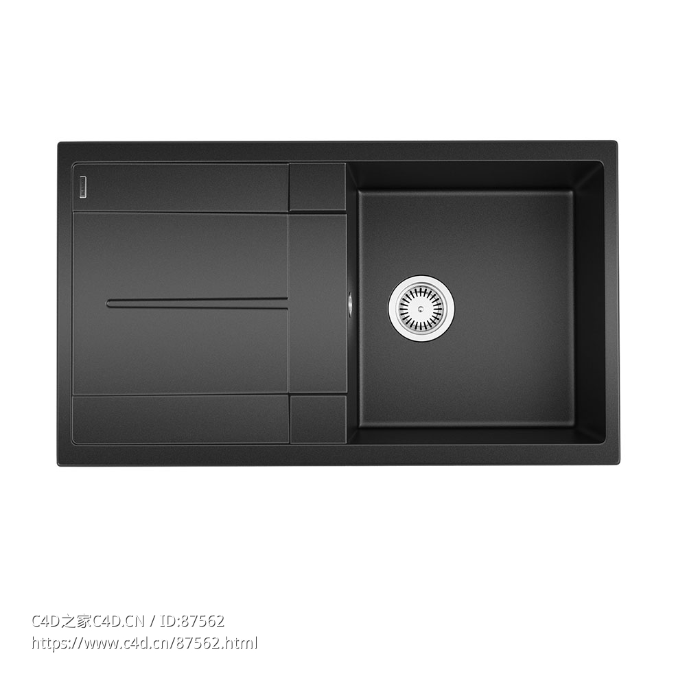 梅特拉5S厨房水槽 (厨房洁具)3D模型素材下载Metra 5 S Kitchen Sink by Blanco - C4D之家 - 1829.jpg