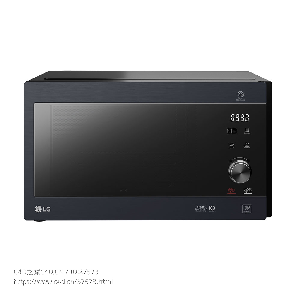 MH6565CPB石英烧烤微波炉 (厨房电器)3D模型素材下载Microwave Quartz Grill MH6565CPB