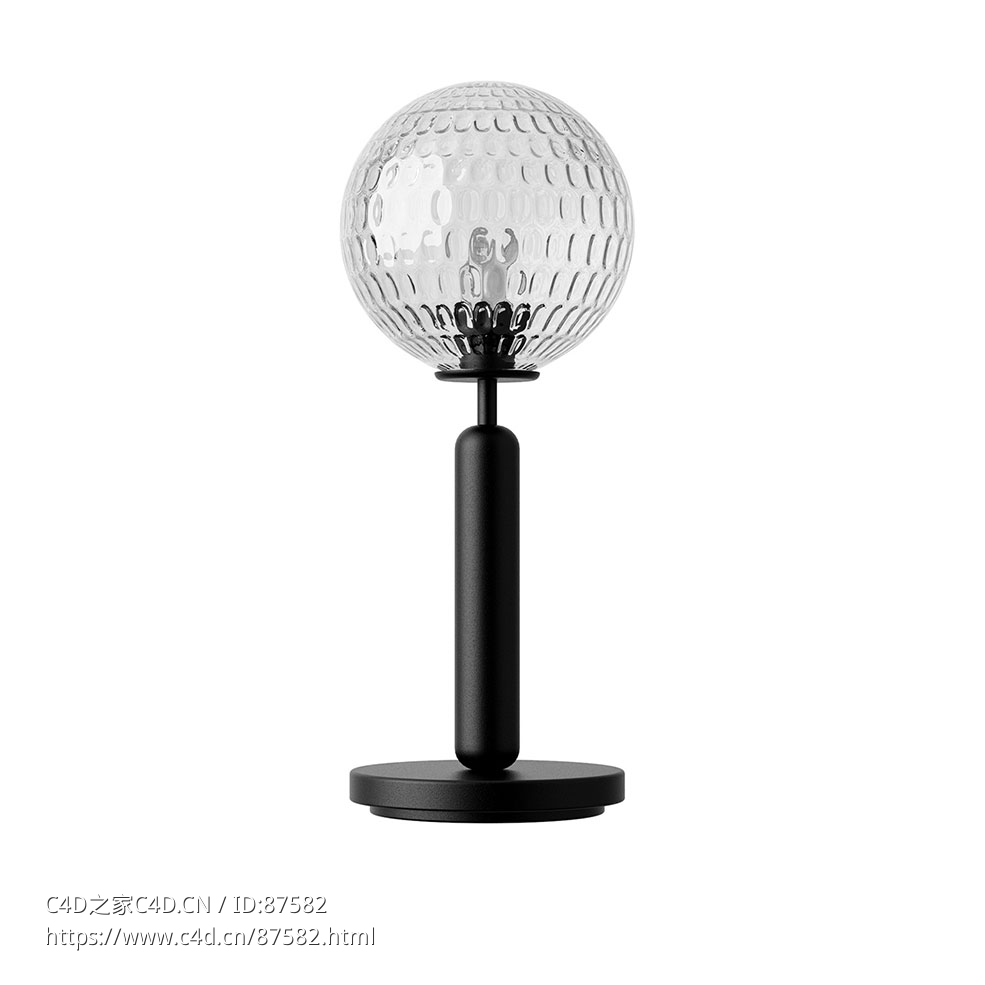 米拉1号光学台灯 (台灯)3D模型素材下载Miira 1 Optic Table Lamp by Nuura