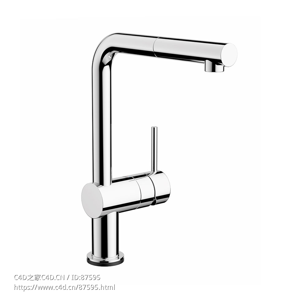 明塔触控31360单把水槽龙头 (厨房龙头)3D模型素材下载Minta Touch 31360 Single-lever