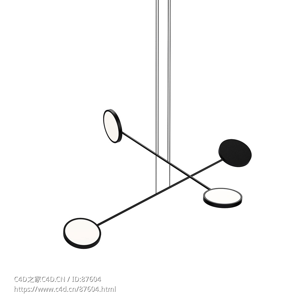 移动II型吊灯 (吊灯)3D模型素材下载Mobi II Pendant Lamp by tossB - C4D之家 - 1871.jpg