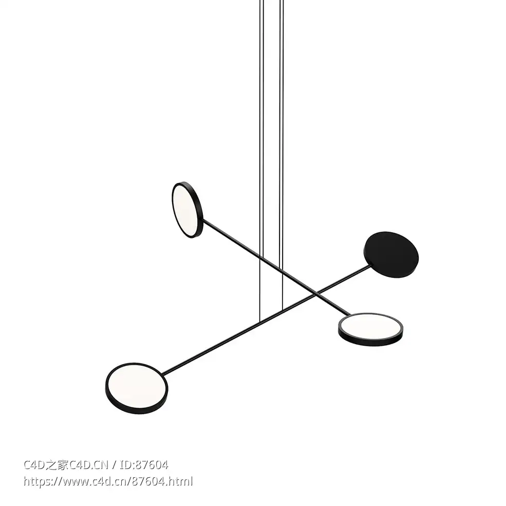 移动II型吊灯 (吊灯)3D模型素材下载Mobi II Pendant Lamp by tossB - C4D之家 - 1871.jpg