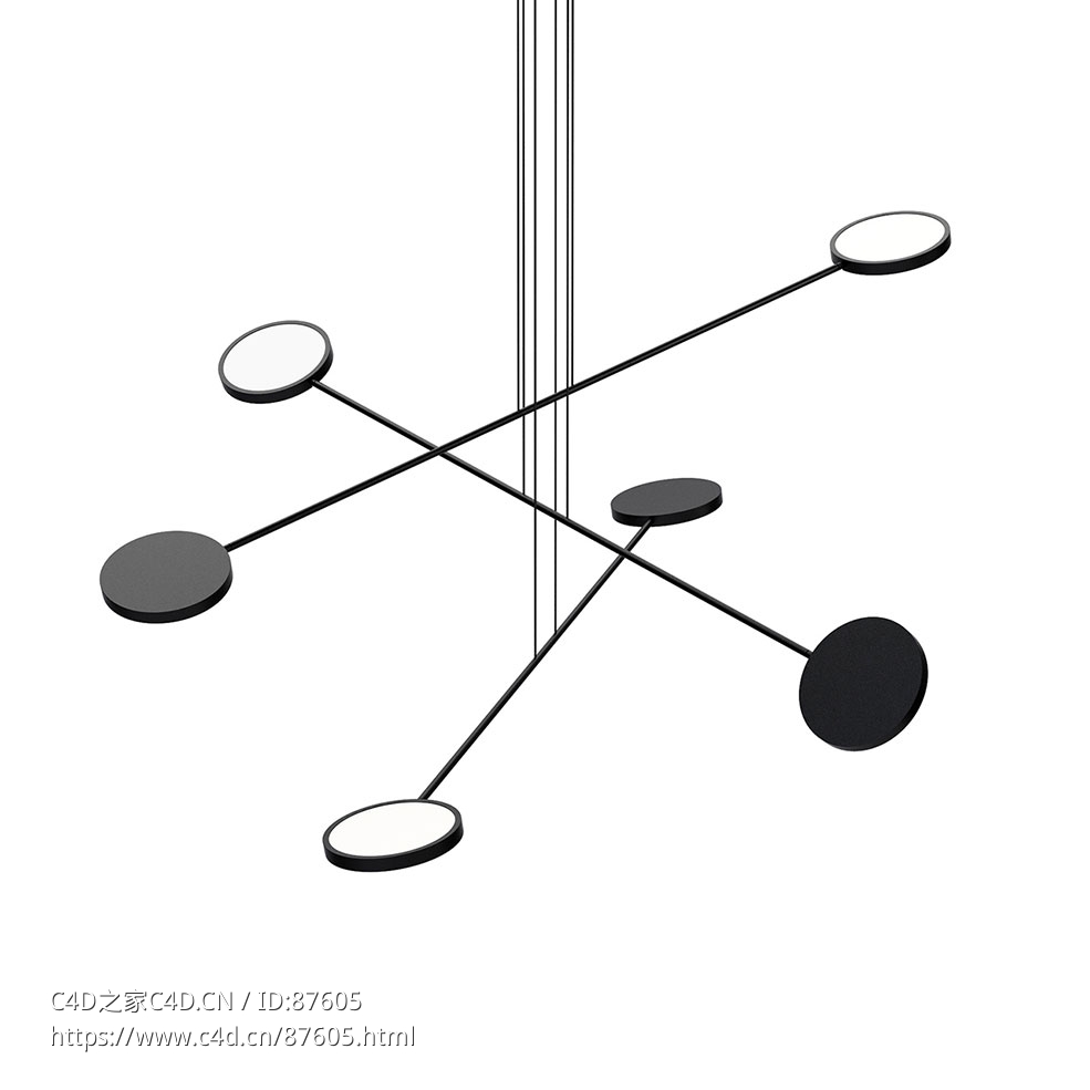 移动III型吊灯 (吊灯)3D模型素材下载Mobi III Pendant Lamp by tossB - C4D之家 - 1872.jpg