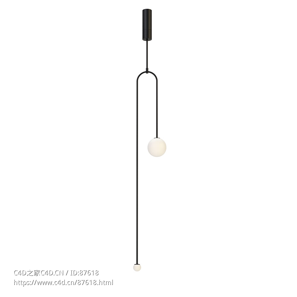 移动吊灯7号 (吊灯)3D模型素材下载Mobile Chandelier 7 by Michael Anastassiades