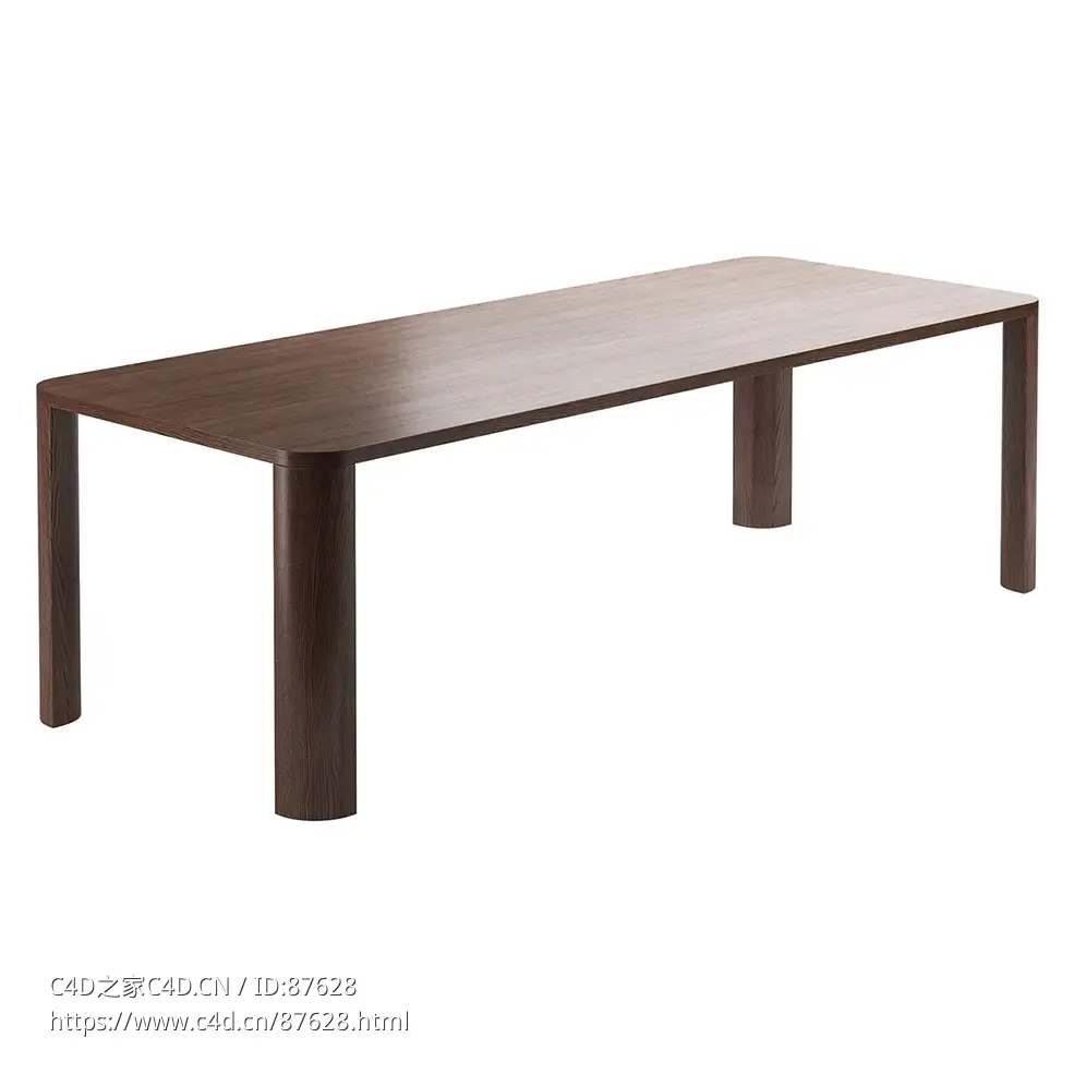 莫奇餐桌 (餐桌)3D模型素材下载Moci Dining Table by Asplund - C4D之家 - 1895.jpg