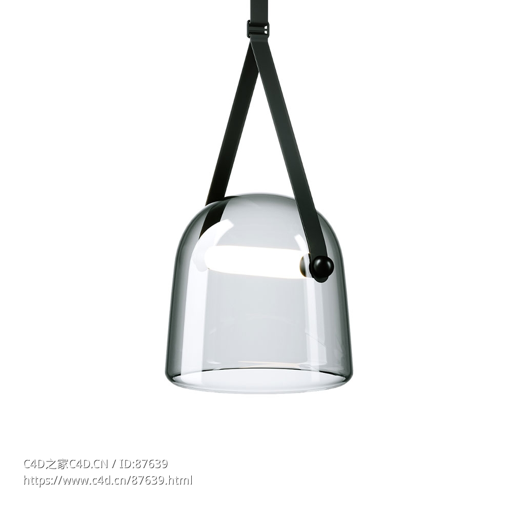 莫娜吊灯Brokis照明灯具3D模型素材下载Mona Pendant Light by Brokis - C4D之家 - 1906.jpg