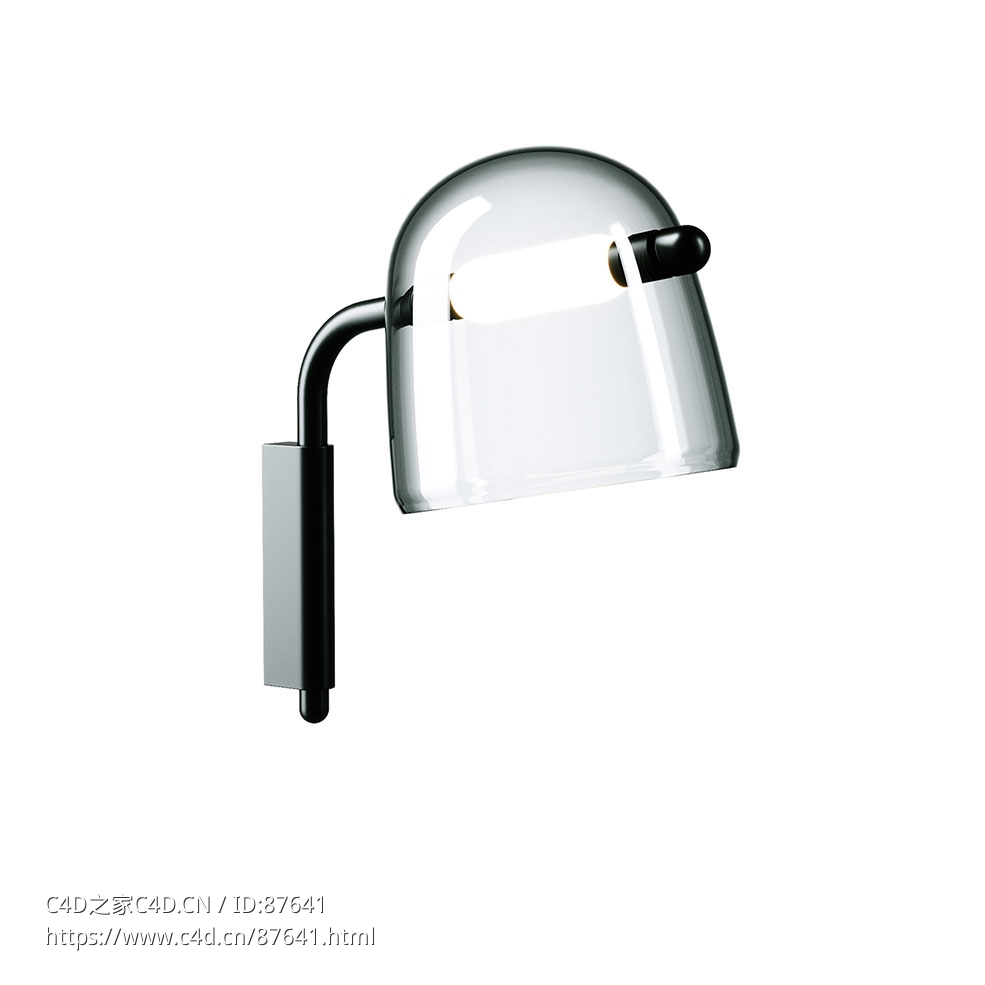 莫娜壁灯Brokis照明灯具3D模型素材下载Mona Wall Lamp by Brokis - C4D之家 - 1908.jpg