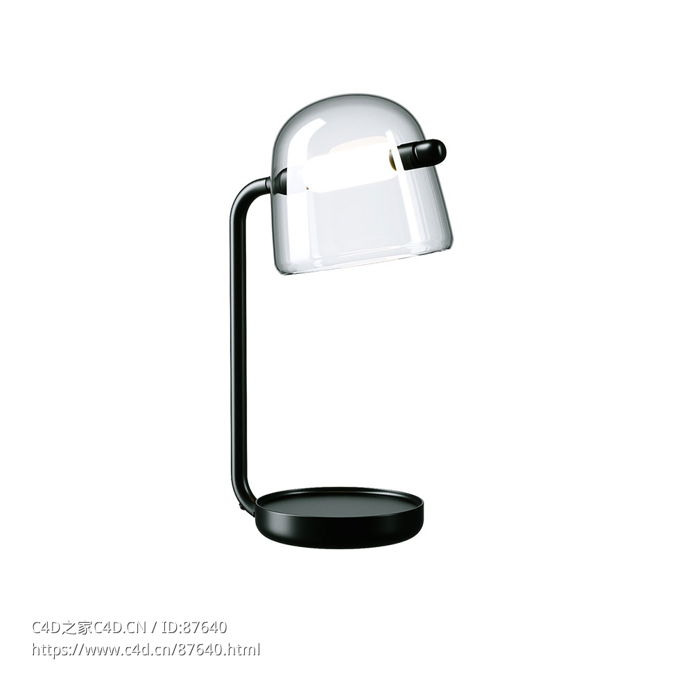 莫娜台灯Brokis照明灯具3D模型素材下载Mona Table Lamp by Brokis - C4D之家 - 1907.jpg