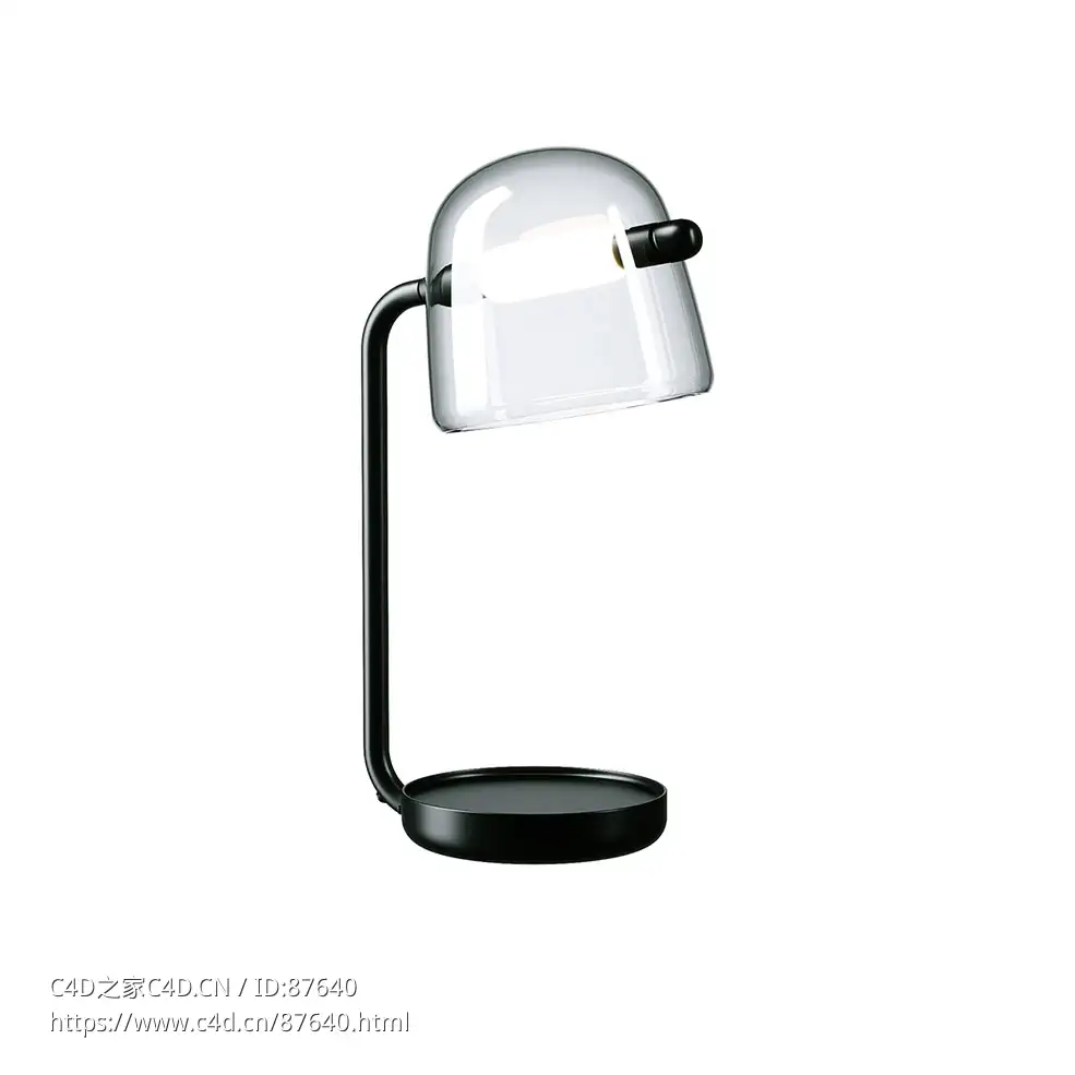 莫娜台灯Brokis照明灯具3D模型素材下载Mona Table Lamp by Brokis - C4D之家 - 1907.jpg