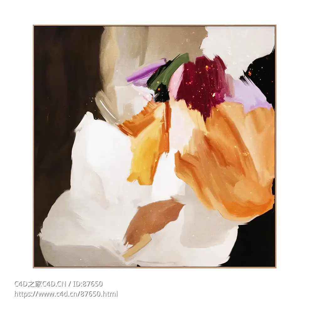蒙斯维塔IV艺术画Corinne Melanie装饰画3D模型素材下载Mons Vita IV Art Print Painti