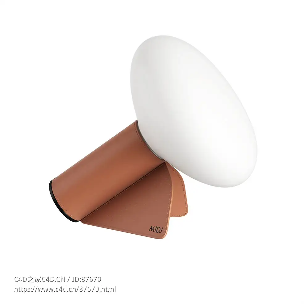 杯子T台灯Midj照明灯具3D模型素材下载Mug T Table Lamp by Midj