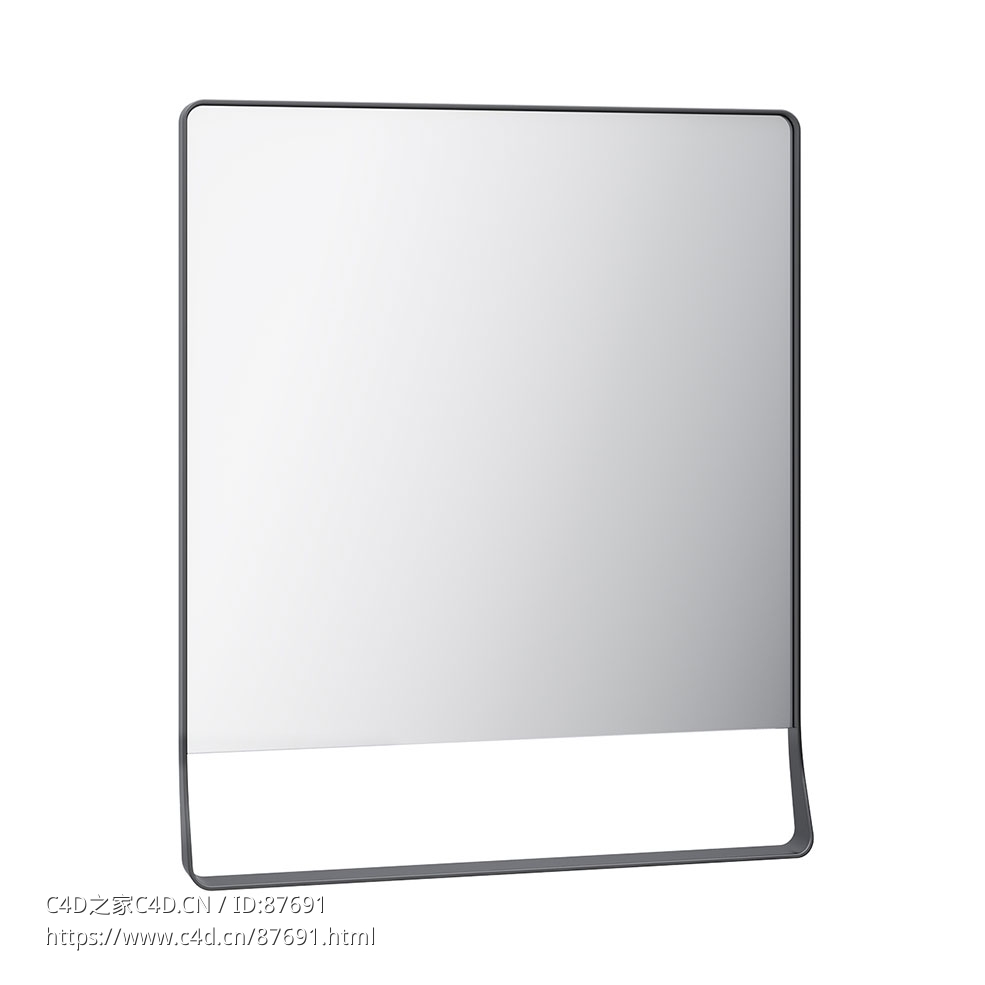 纳西索镜子Bonaldo镜子3D模型素材下载Narciso Mirror by Bonaldo - C4D之家 - 1958.jpg