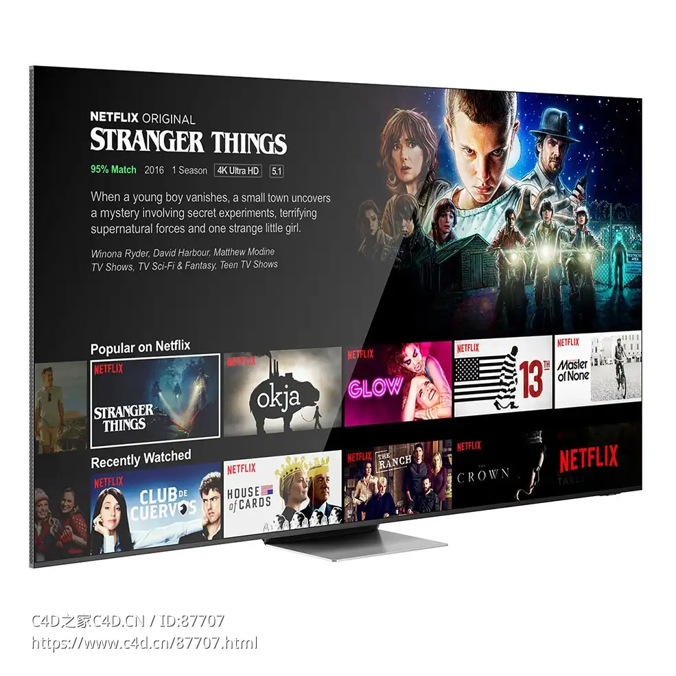 新QLED QN900C电视2023款三星电视3D模型素材下载Neo QLED QN900C TV 2023 by Samsung - C4D之家 - 1974.jpg