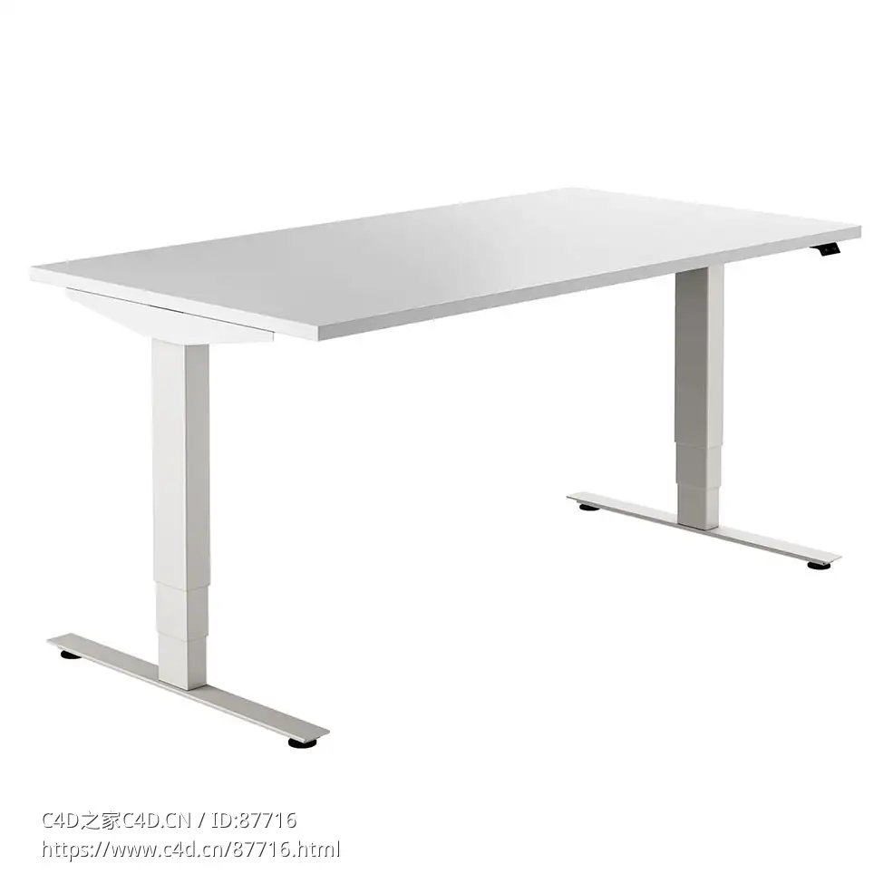 尼维升降桌赫曼米勒办公桌3D模型素材下载Nevi Sit-Stand Desk by Herman Miller - C4D之家 - 1983.jpg