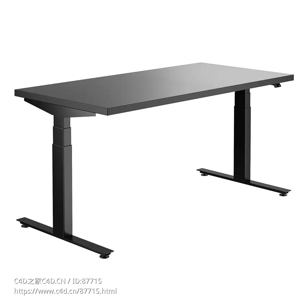 尼维游戏桌赫曼米勒X罗技游戏桌3D模型素材下载Nevi Gaming Desk by Herman Miller X L