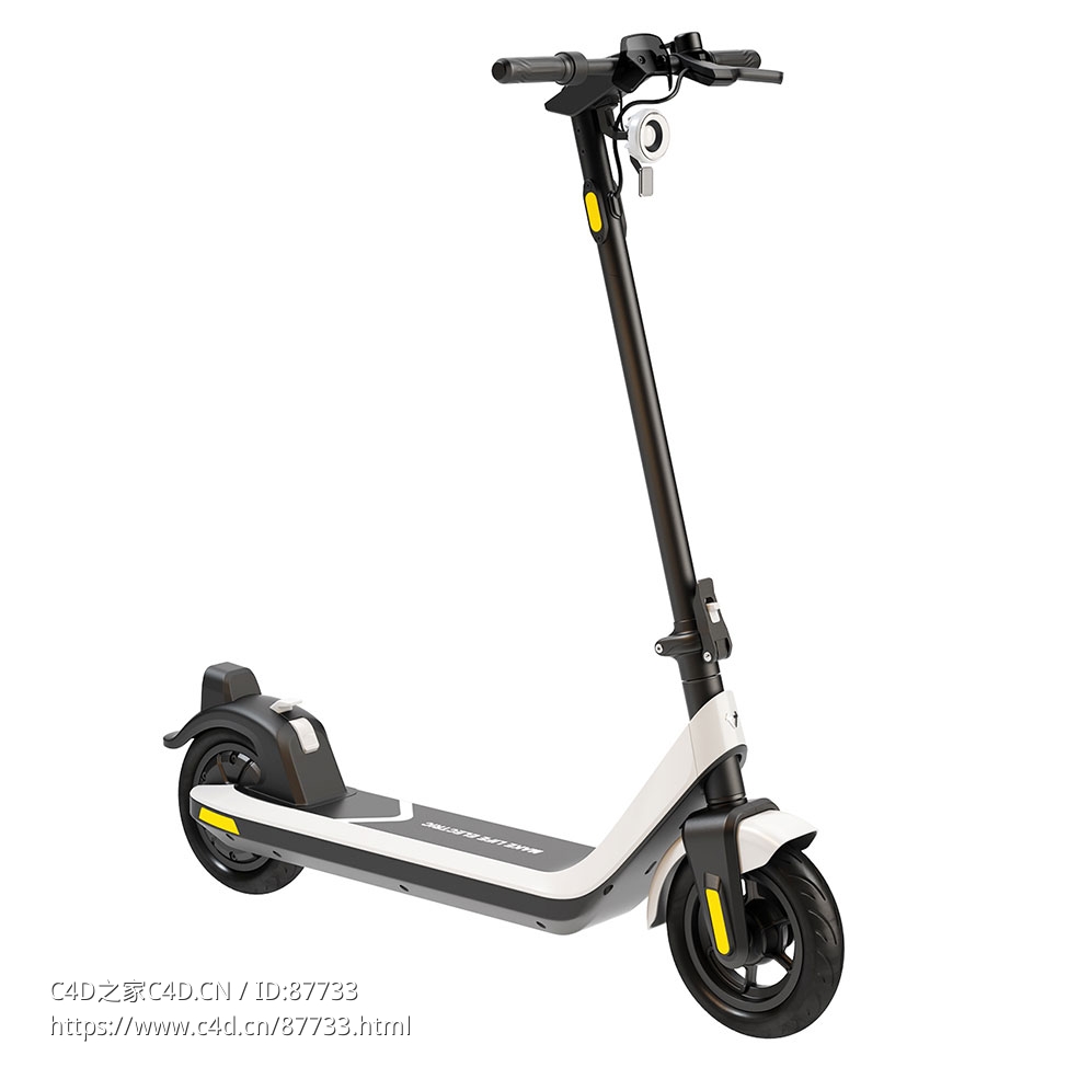KQi2 Pro电动滑板车小牛电动代步工具3D模型素材下载NIU Kick Scooter KQi2 Pro by NIU