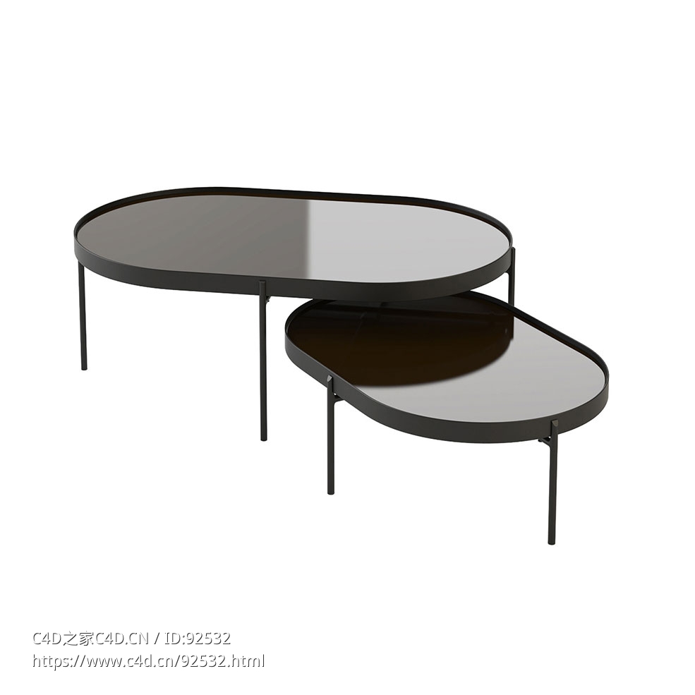 Menu北欧简约咖啡桌3D模型素材下载NoNo Coffee Table by Menu - C4D之家 - 2007.jpg
