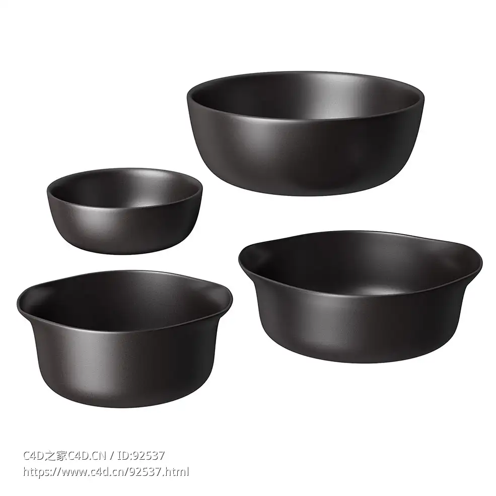 Eva Solo北欧厨房碗具套装3D模型素材下载Nordic Kitchen Bowl Set by Eva Solo - C4D之家 - 2012.jpg