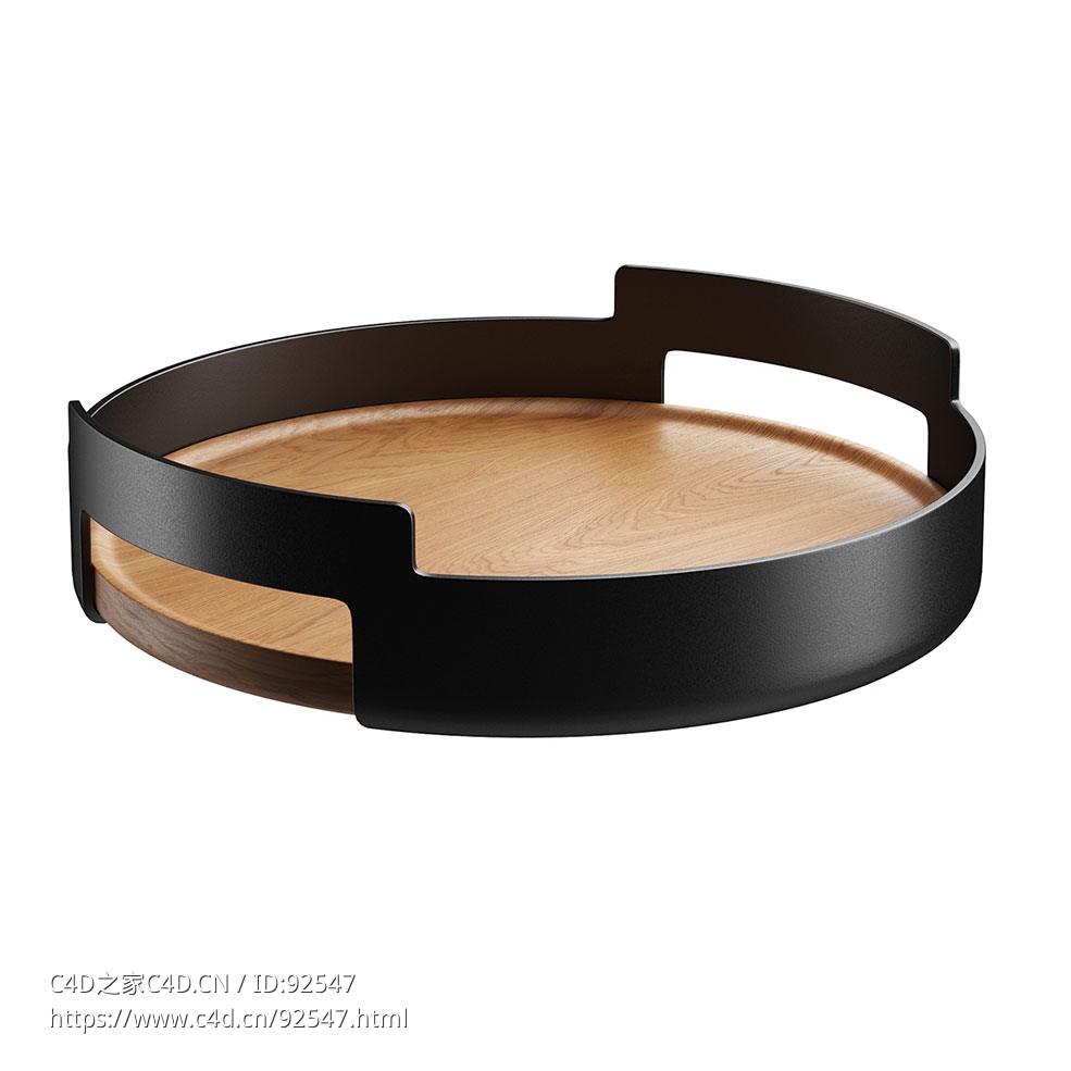 Eva Solo北欧厨房带把手托盘3D模型素材下载Nordic Kitchen Serving Tray with Handles