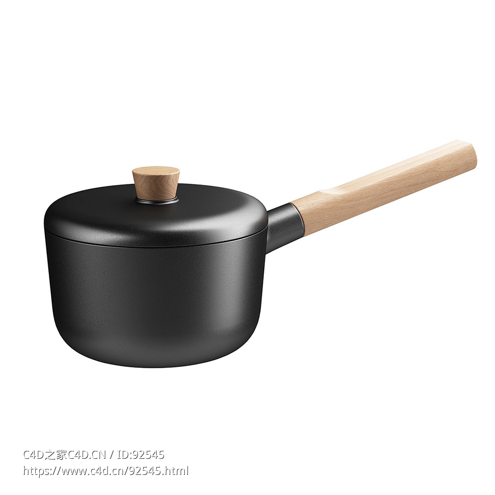 Eva Solo北欧厨房煎锅3D模型素材下载Nordic Kitchen Saucepan by Eva Solo