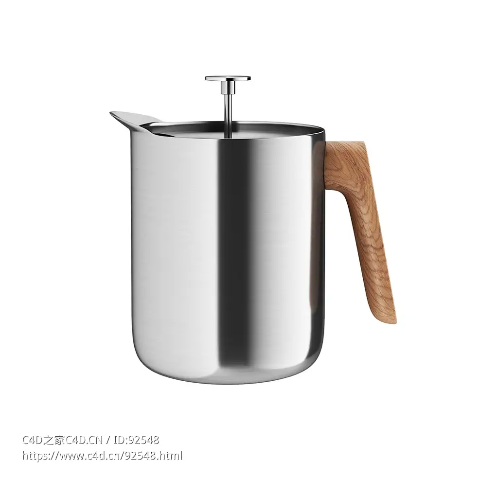 Eva Solo北欧厨房茶压壶3D模型素材下载Nordic Kitchen Tea Press by Eva Solo