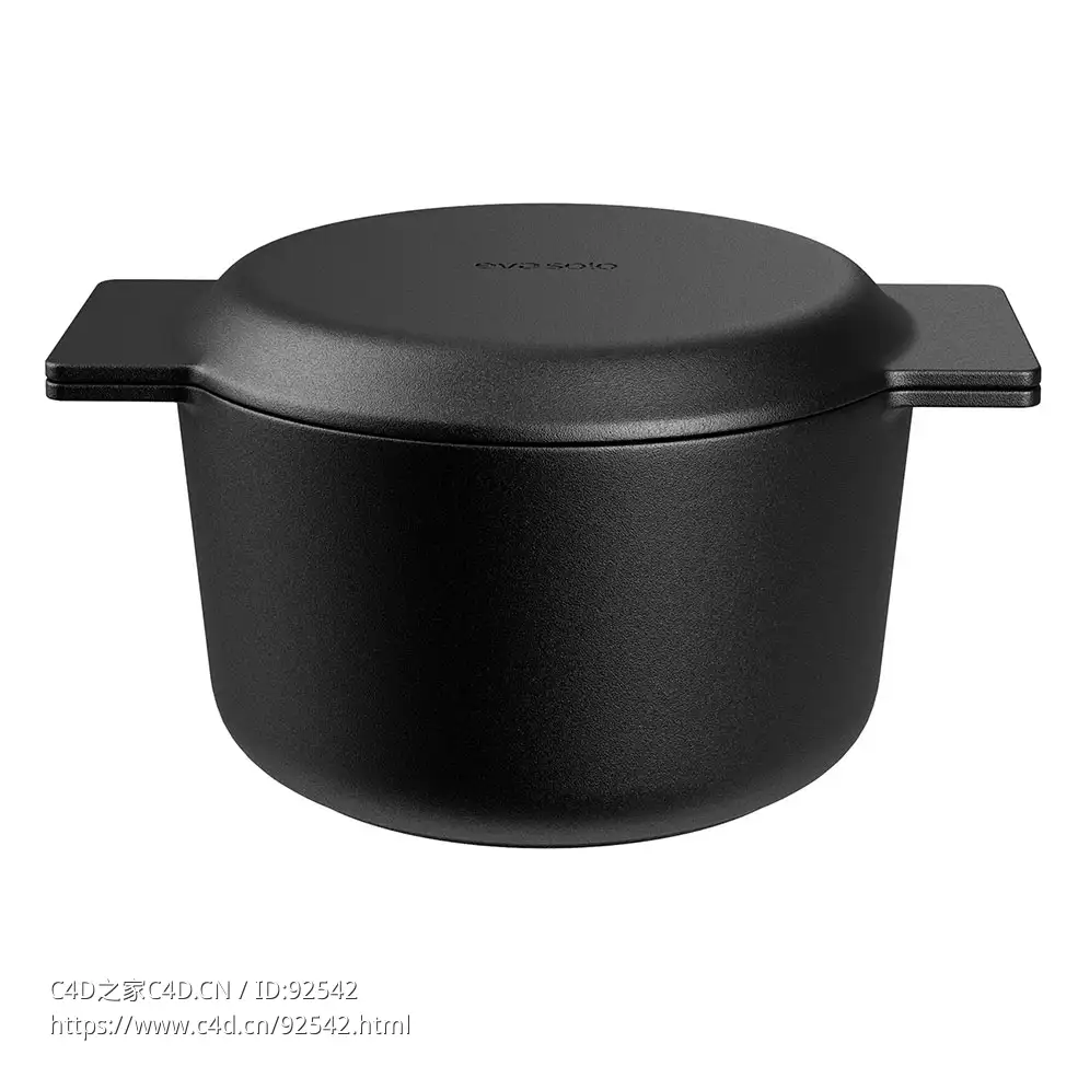 Eva Solo北欧厨房汤锅3D模型素材下载Nordic Kitchen Pot by Eva Solo