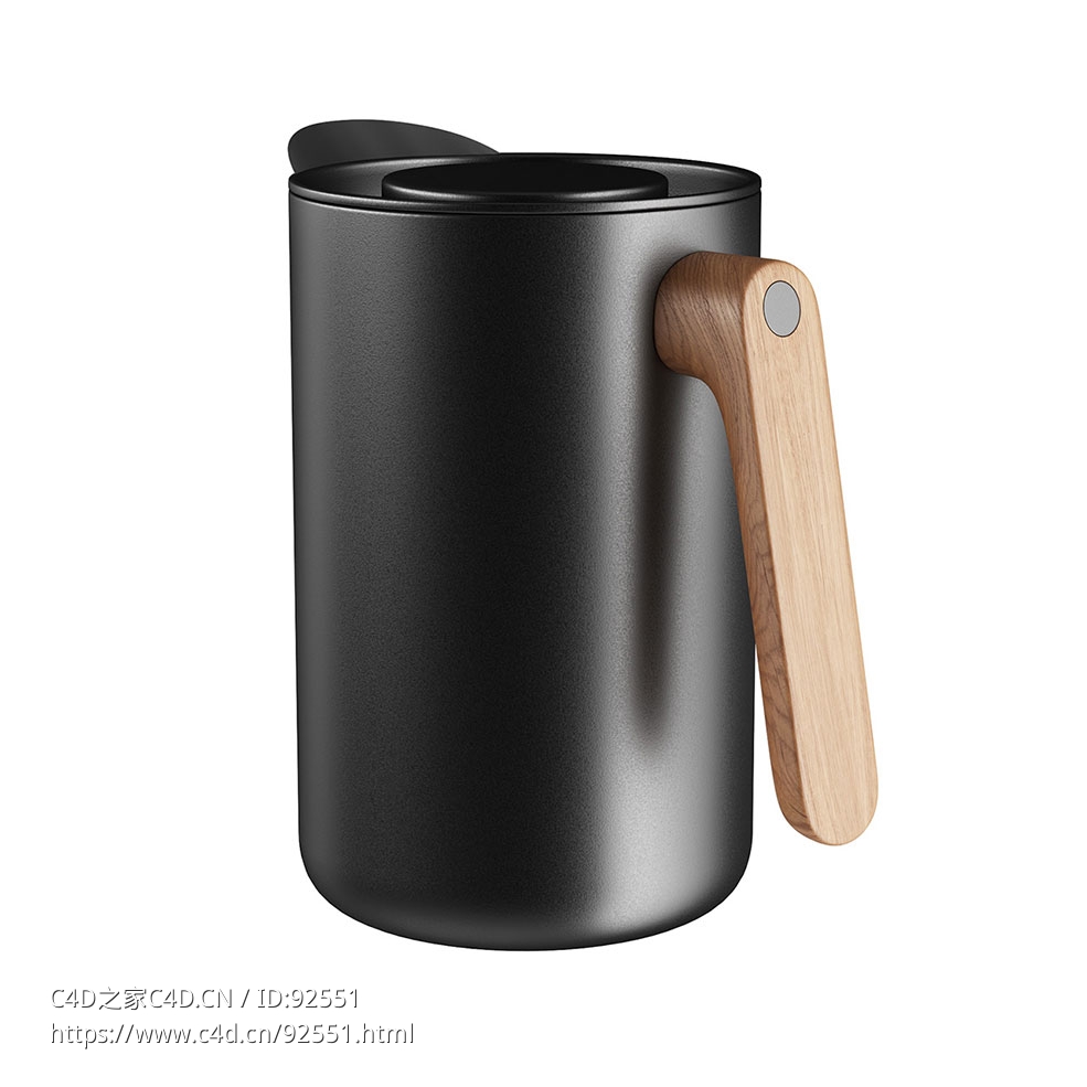 Eva Solo北欧厨房保温瓶3D模型素材下载Nordic Kitchen Thermos by Eva Solo