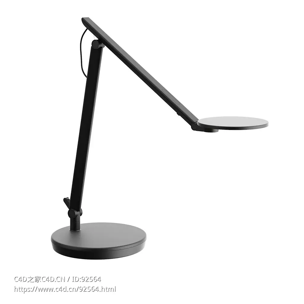 Humanscale工作台灯3D模型素材下载Nova Table Task Lamp by Humanscale