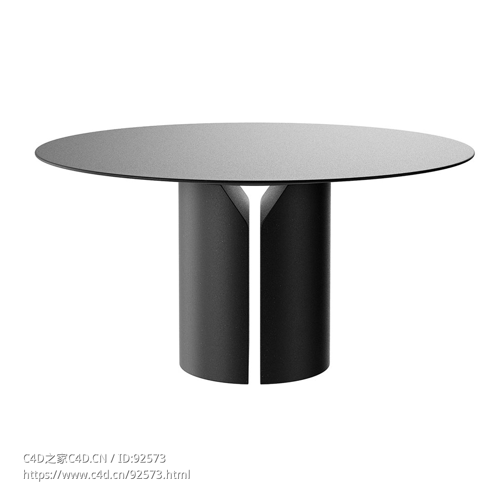MDF Italia圆形餐桌3D模型素材下载NVL Round Table by MDF Italia