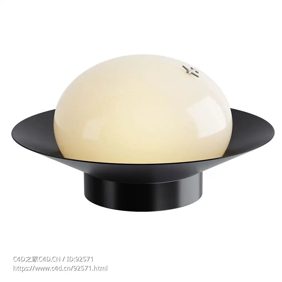 OliveLab云朵系列台灯3D模型素材下载Nuvole Rapide Table Lamp by OliveLab